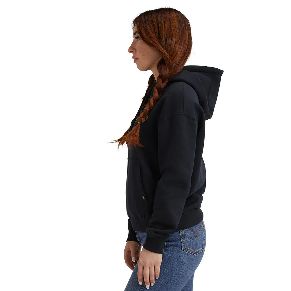 DHCM Women's Dirty Hands Clean Money Fleece-Lined Hoodie | Comfortable Workwear