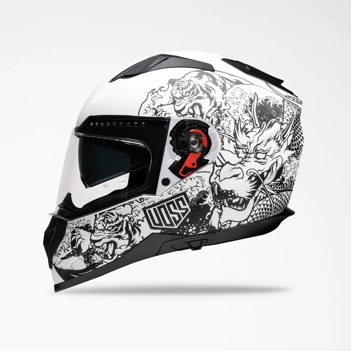 Voss 989 Moto-V Rei Full Face Matte Motorcycle Helmet